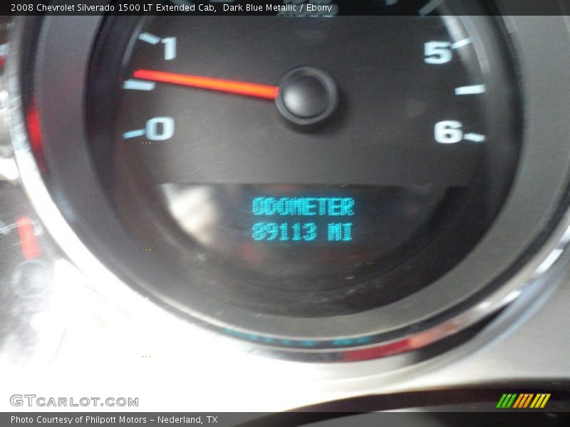 Dark Blue Metallic / Ebony 2008 Chevrolet Silverado 1500 LT Extended Cab