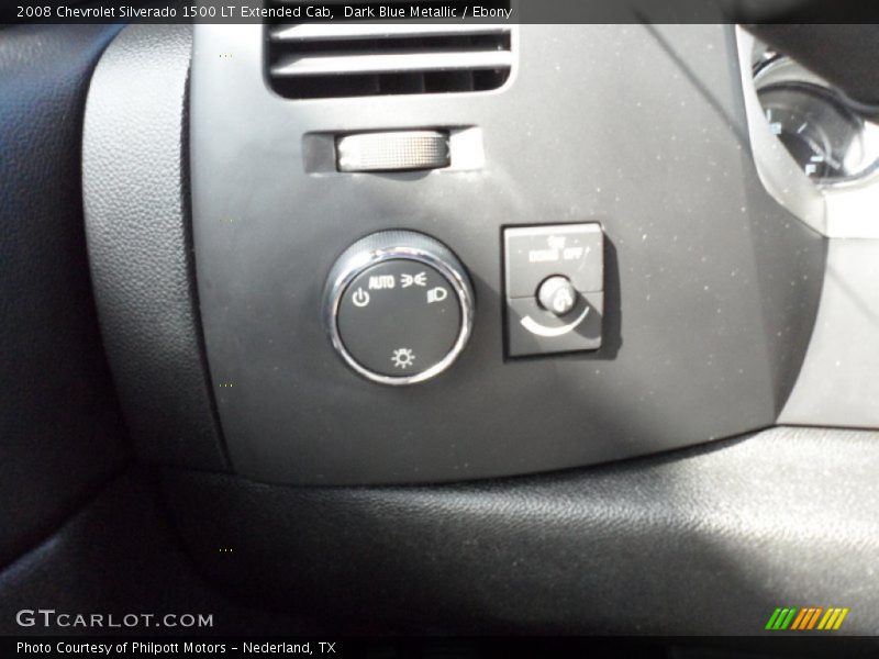 Dark Blue Metallic / Ebony 2008 Chevrolet Silverado 1500 LT Extended Cab