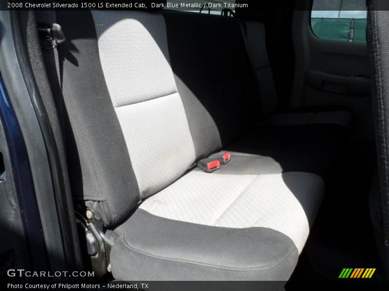 Dark Blue Metallic / Dark Titanium 2008 Chevrolet Silverado 1500 LS Extended Cab