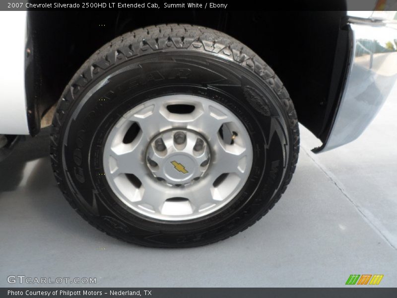 Summit White / Ebony 2007 Chevrolet Silverado 2500HD LT Extended Cab