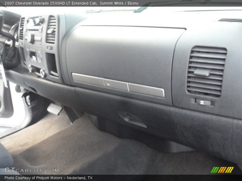 Summit White / Ebony 2007 Chevrolet Silverado 2500HD LT Extended Cab