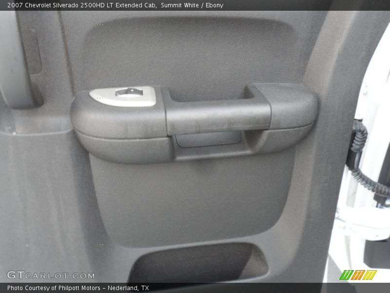 Summit White / Ebony 2007 Chevrolet Silverado 2500HD LT Extended Cab