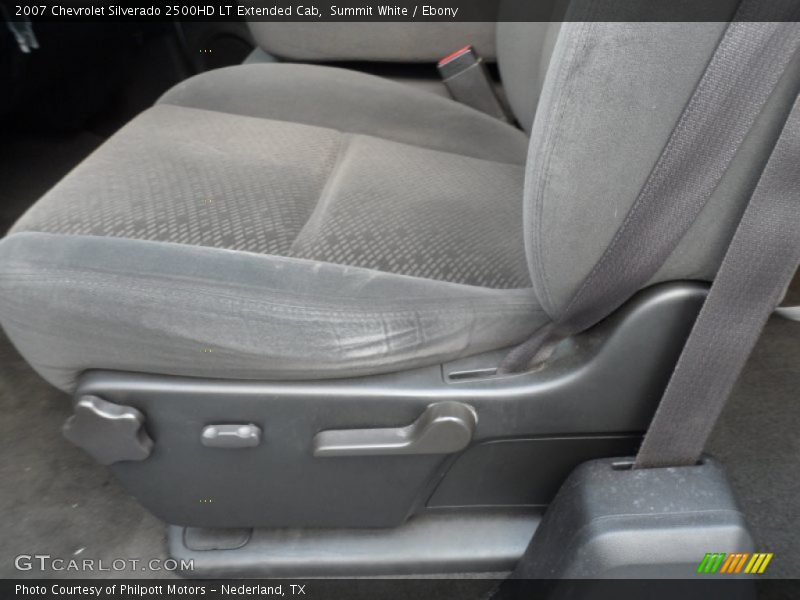 Summit White / Ebony 2007 Chevrolet Silverado 2500HD LT Extended Cab