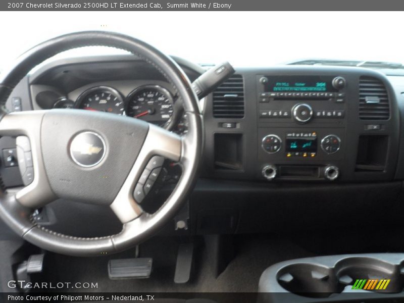 Summit White / Ebony 2007 Chevrolet Silverado 2500HD LT Extended Cab