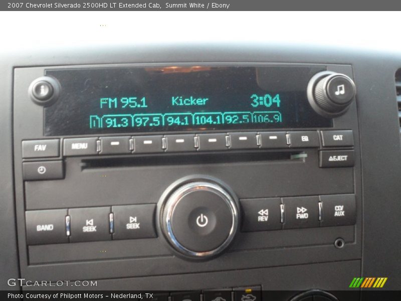 Audio System of 2007 Silverado 2500HD LT Extended Cab
