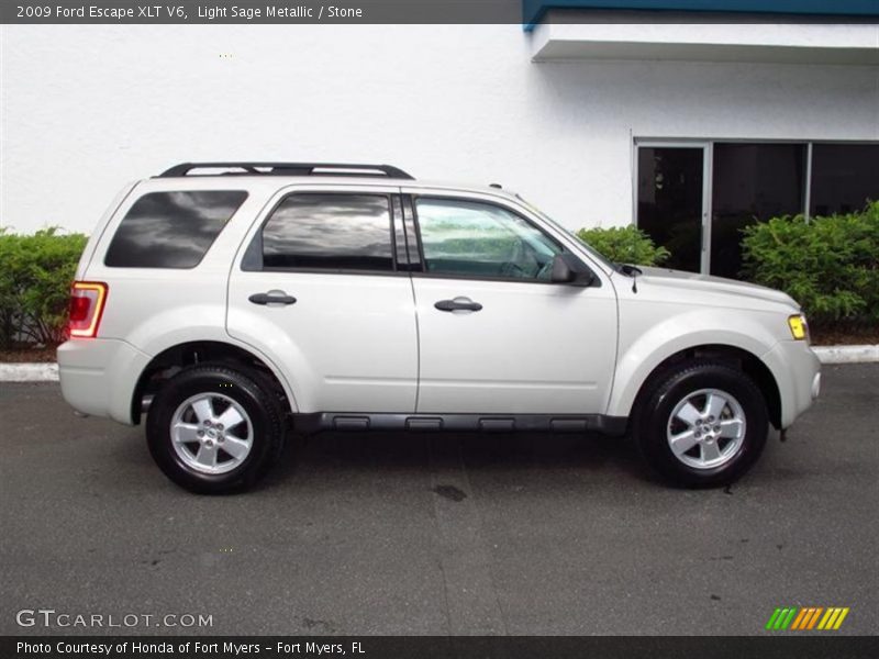 Light Sage Metallic / Stone 2009 Ford Escape XLT V6