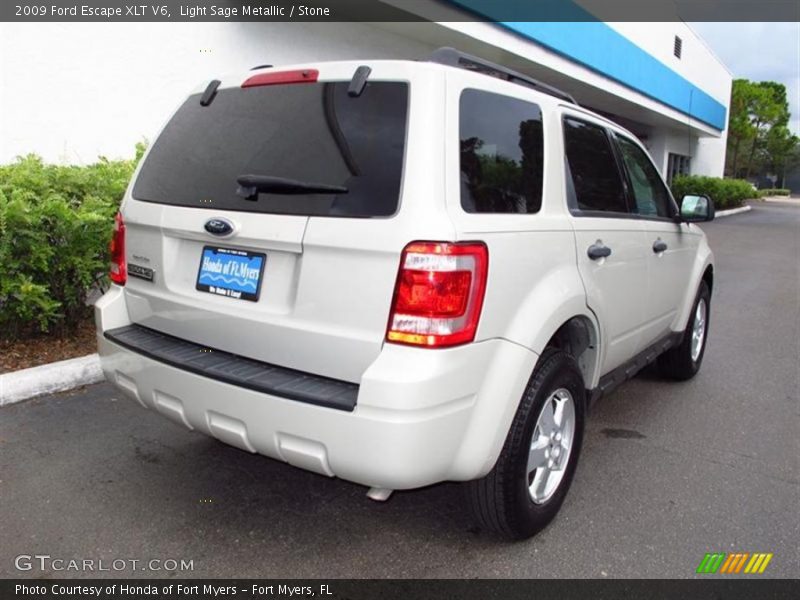 Light Sage Metallic / Stone 2009 Ford Escape XLT V6