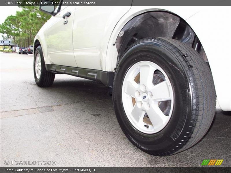 Light Sage Metallic / Stone 2009 Ford Escape XLT V6