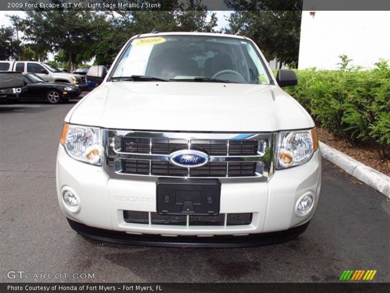 Light Sage Metallic / Stone 2009 Ford Escape XLT V6
