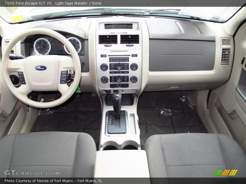 Light Sage Metallic / Stone 2009 Ford Escape XLT V6
