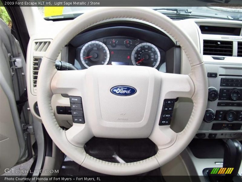 Light Sage Metallic / Stone 2009 Ford Escape XLT V6