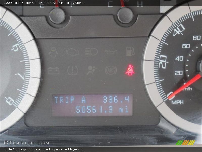 Light Sage Metallic / Stone 2009 Ford Escape XLT V6