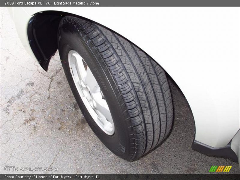 Light Sage Metallic / Stone 2009 Ford Escape XLT V6
