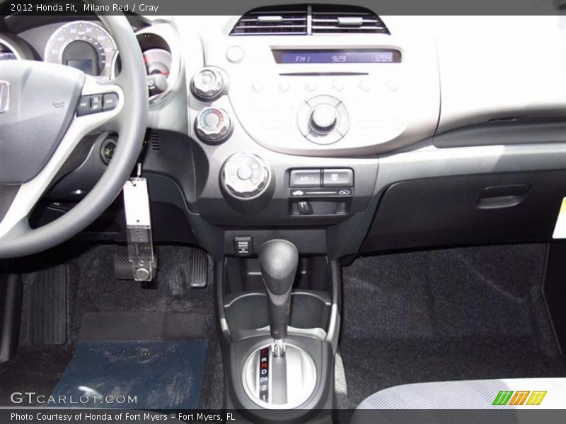 Milano Red / Gray 2012 Honda Fit