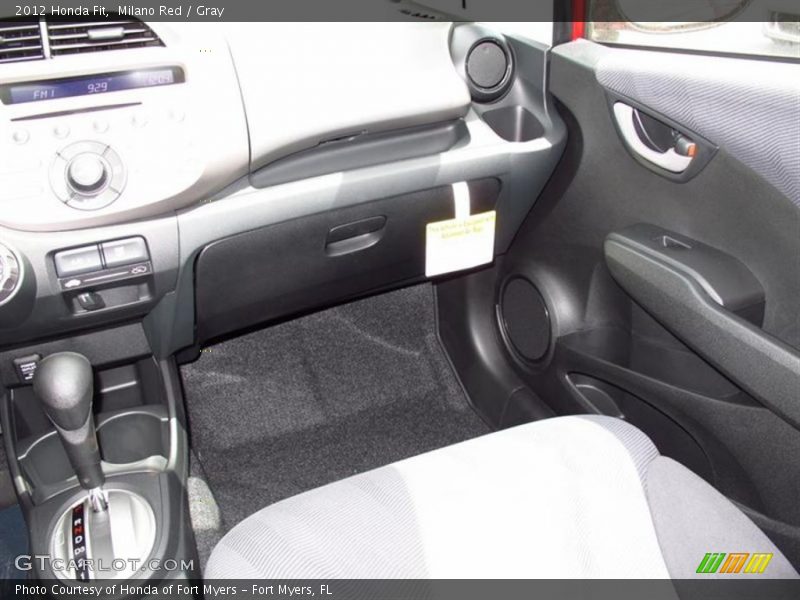 Milano Red / Gray 2012 Honda Fit