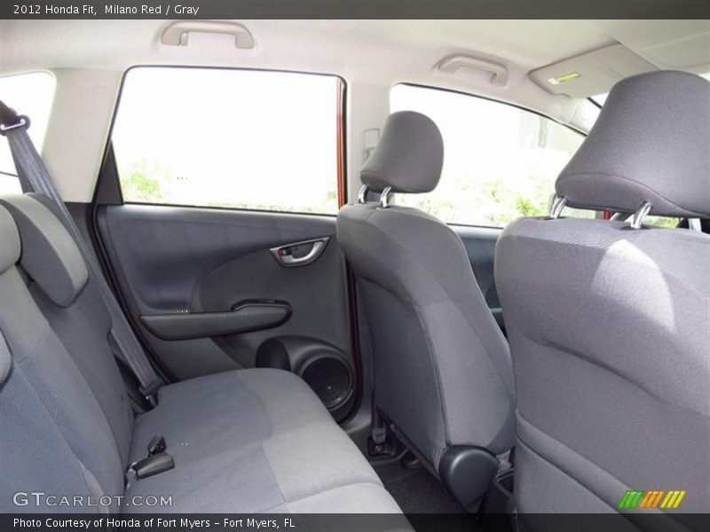 Milano Red / Gray 2012 Honda Fit