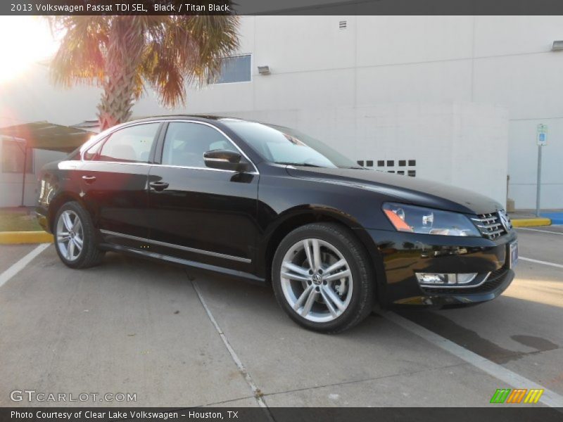 Front 3/4 View of 2013 Passat TDI SEL