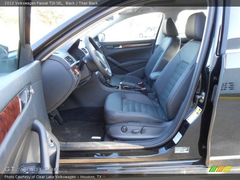  2013 Passat TDI SEL Titan Black Interior