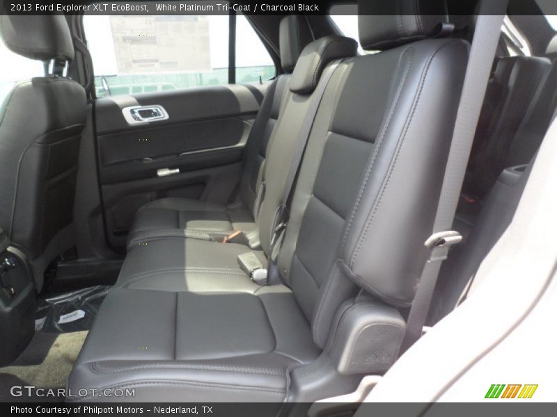 Rear Seat of 2013 Explorer XLT EcoBoost