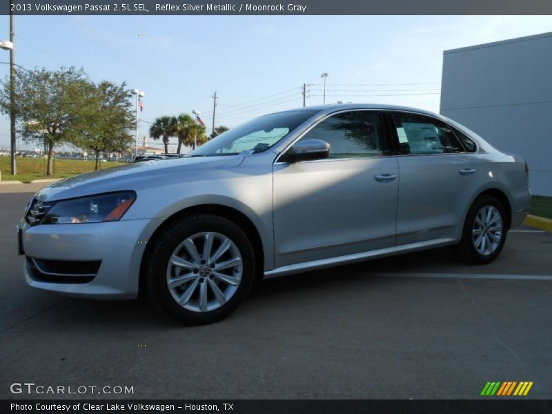 Reflex Silver Metallic / Moonrock Gray 2013 Volkswagen Passat 2.5L SEL