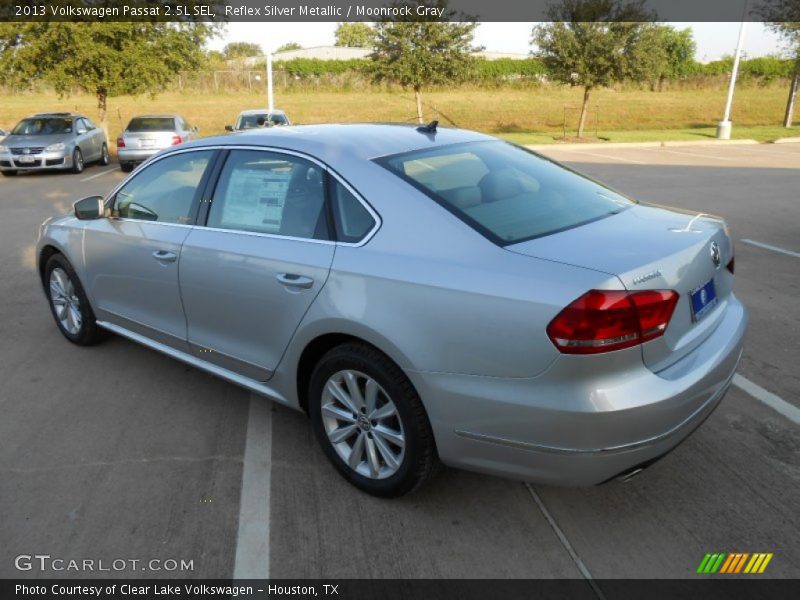 Reflex Silver Metallic / Moonrock Gray 2013 Volkswagen Passat 2.5L SEL