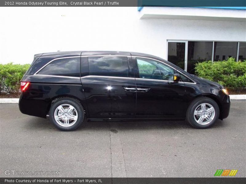Crystal Black Pearl / Truffle 2012 Honda Odyssey Touring Elite