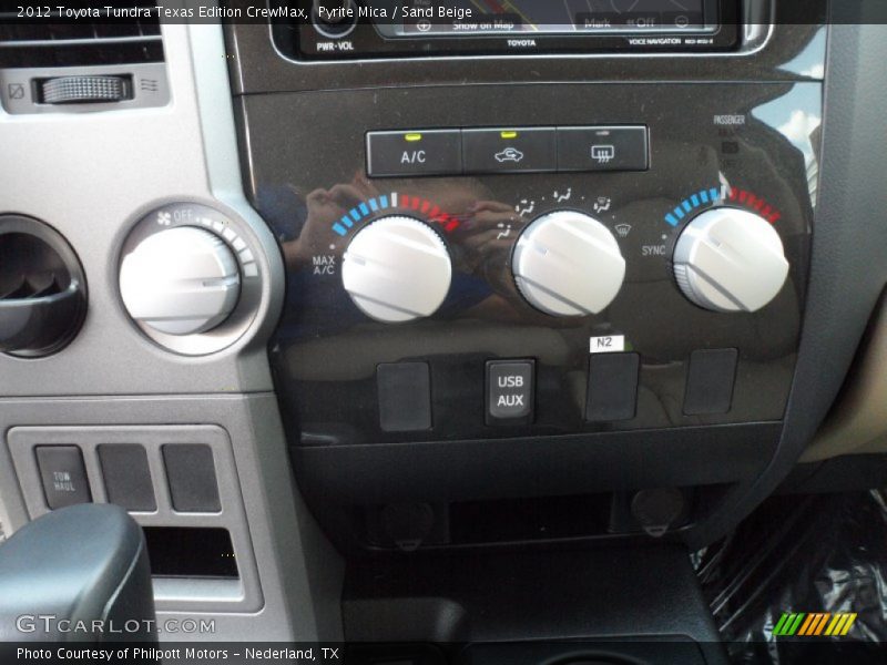 Pyrite Mica / Sand Beige 2012 Toyota Tundra Texas Edition CrewMax