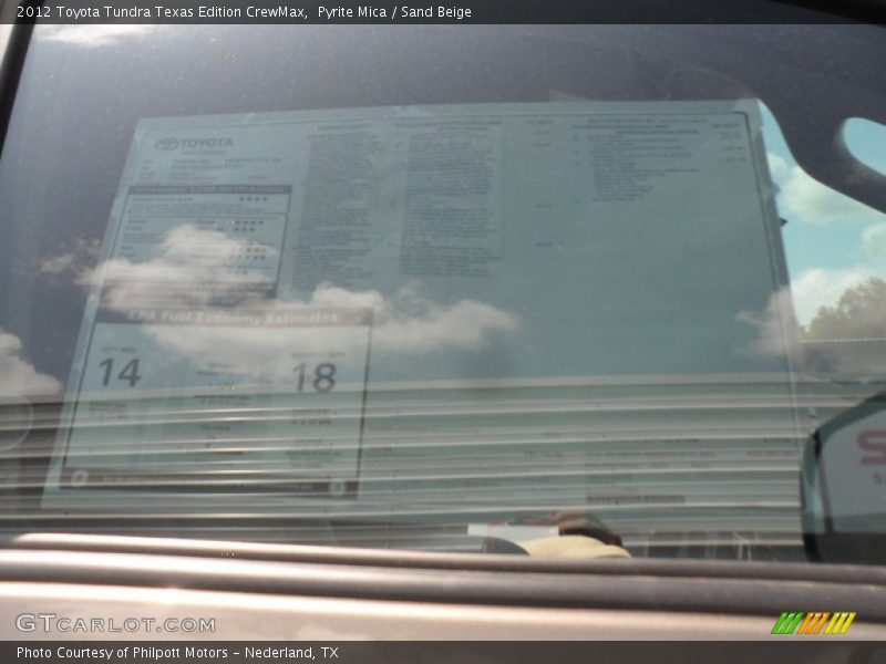 Pyrite Mica / Sand Beige 2012 Toyota Tundra Texas Edition CrewMax