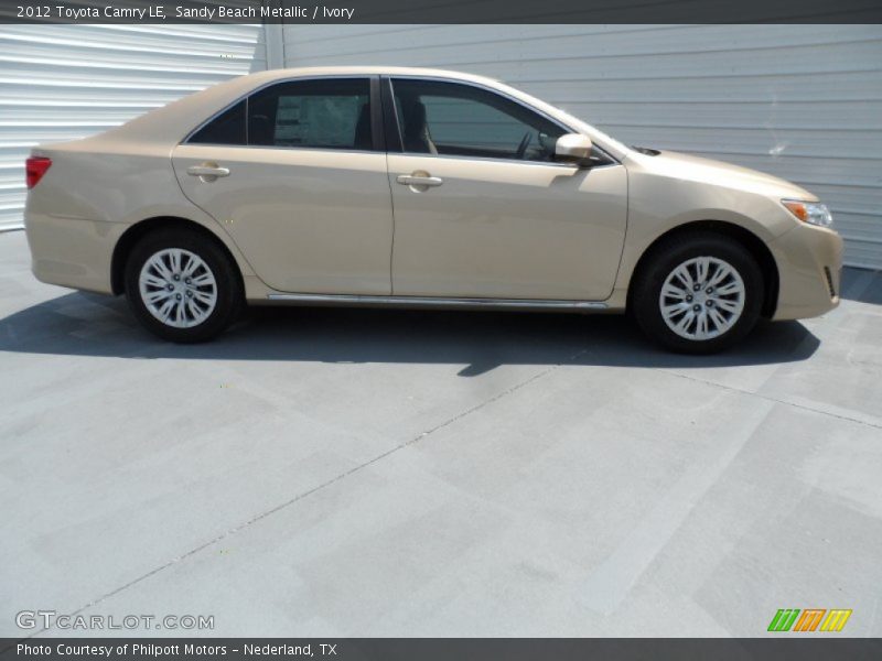 Sandy Beach Metallic / Ivory 2012 Toyota Camry LE