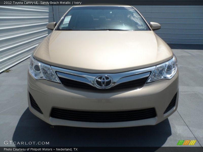 Sandy Beach Metallic / Ivory 2012 Toyota Camry LE