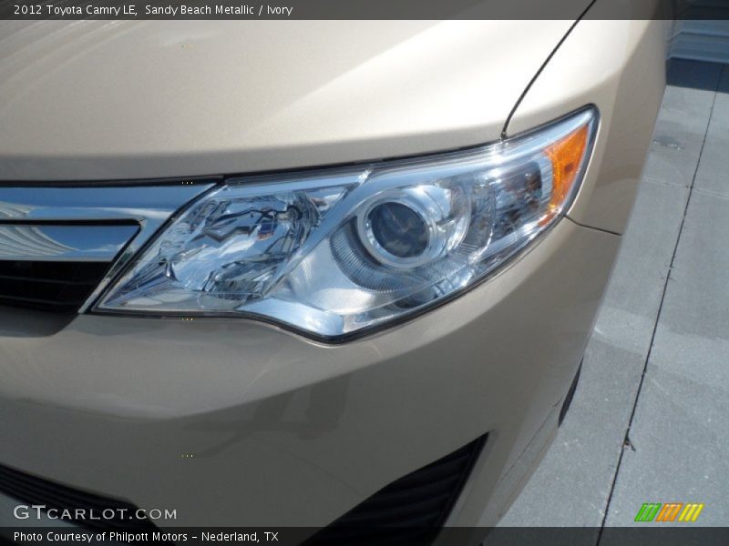 Sandy Beach Metallic / Ivory 2012 Toyota Camry LE