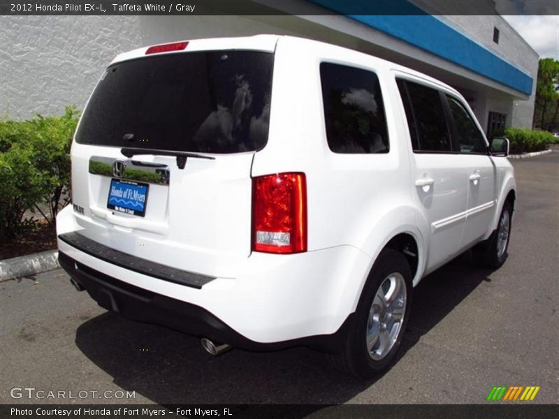 Taffeta White / Gray 2012 Honda Pilot EX-L