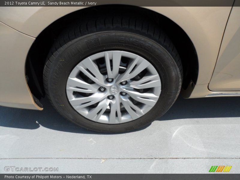 Sandy Beach Metallic / Ivory 2012 Toyota Camry LE