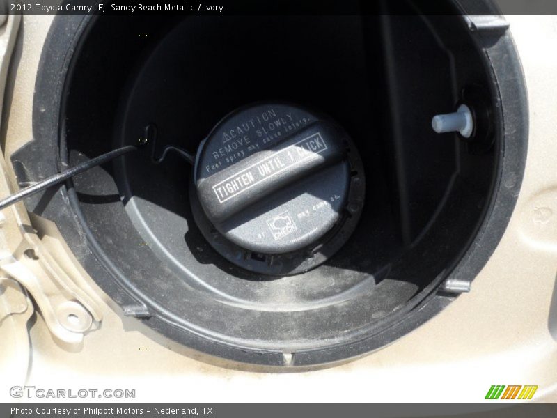 Sandy Beach Metallic / Ivory 2012 Toyota Camry LE