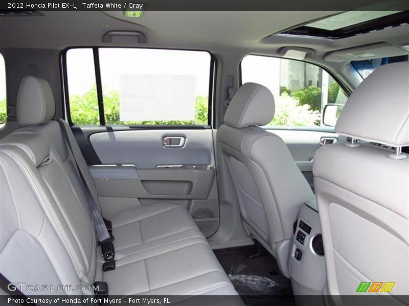 Rear Seat of 2012 Pilot EX-L