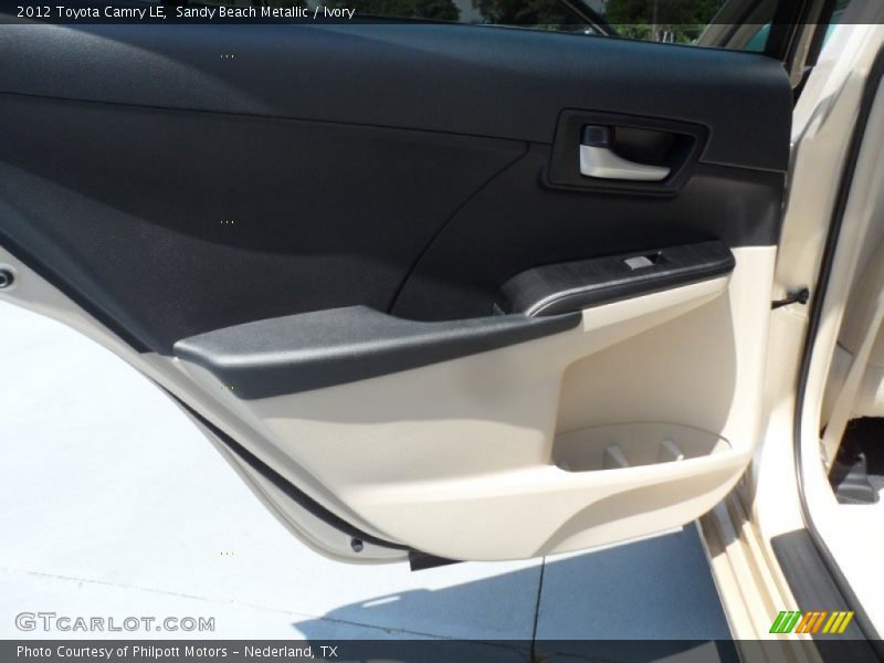 Sandy Beach Metallic / Ivory 2012 Toyota Camry LE