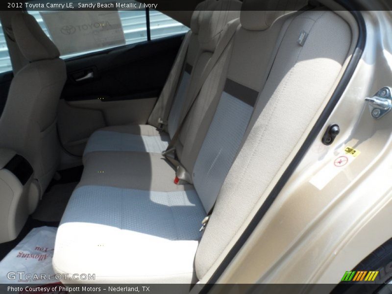 Sandy Beach Metallic / Ivory 2012 Toyota Camry LE