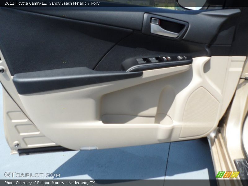 Sandy Beach Metallic / Ivory 2012 Toyota Camry LE