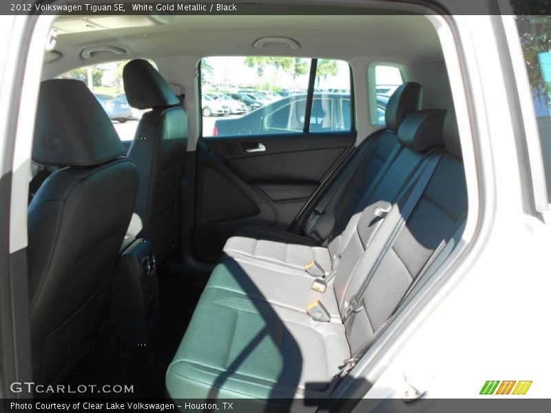 White Gold Metallic / Black 2012 Volkswagen Tiguan SE