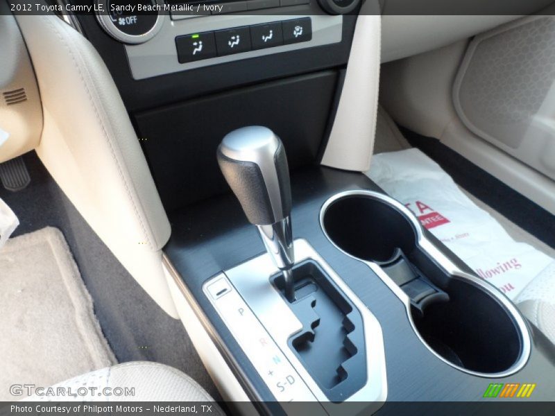 Sandy Beach Metallic / Ivory 2012 Toyota Camry LE