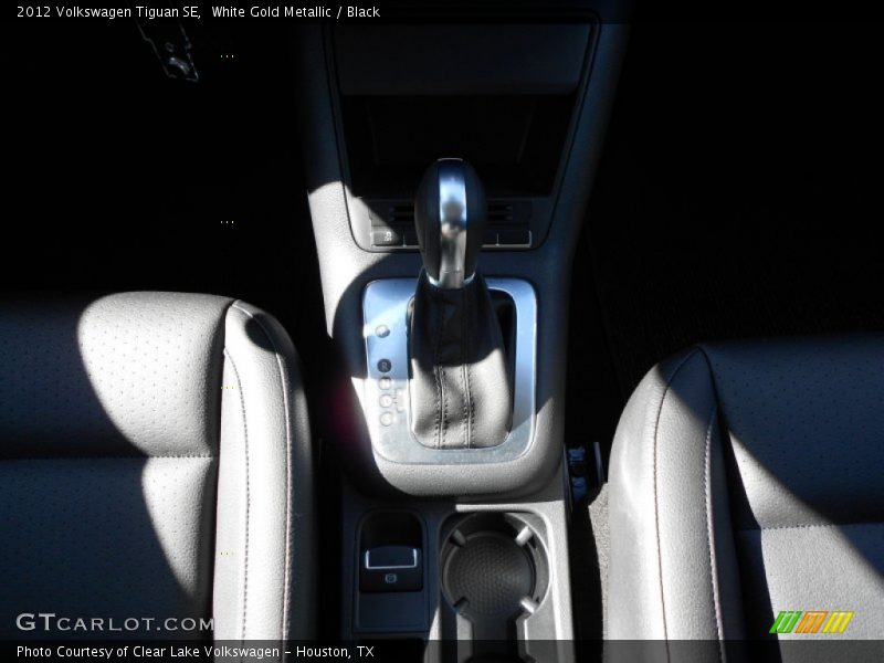 White Gold Metallic / Black 2012 Volkswagen Tiguan SE