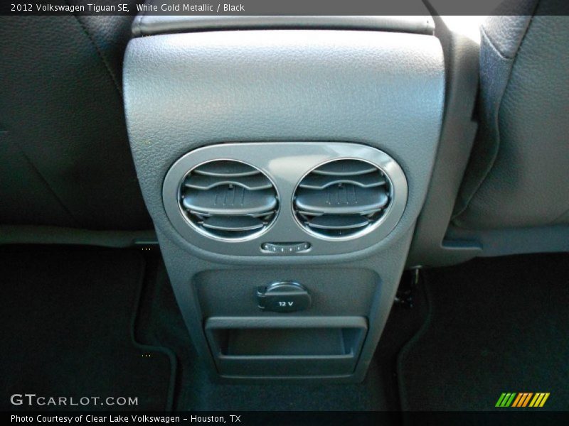 White Gold Metallic / Black 2012 Volkswagen Tiguan SE