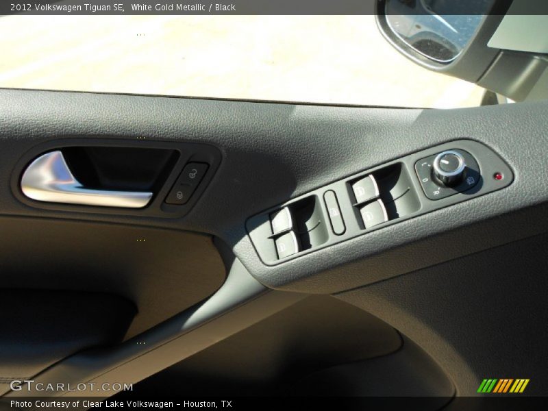 White Gold Metallic / Black 2012 Volkswagen Tiguan SE