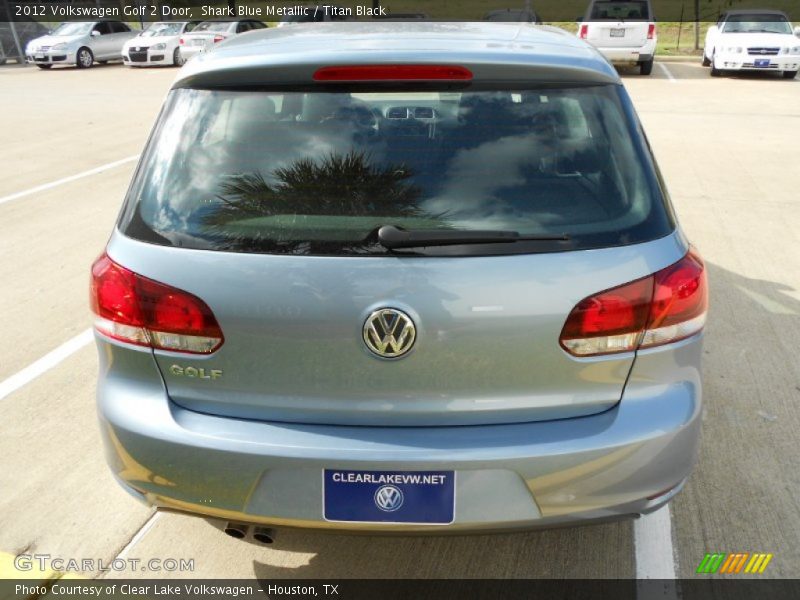 Shark Blue Metallic / Titan Black 2012 Volkswagen Golf 2 Door