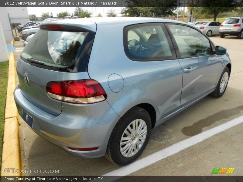 Shark Blue Metallic / Titan Black 2012 Volkswagen Golf 2 Door
