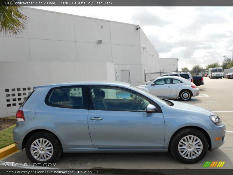 Shark Blue Metallic / Titan Black 2012 Volkswagen Golf 2 Door