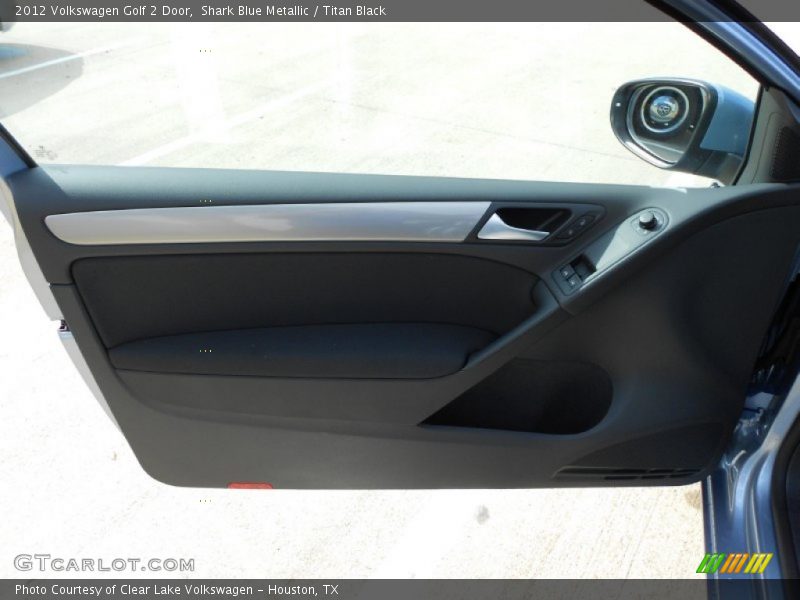 Shark Blue Metallic / Titan Black 2012 Volkswagen Golf 2 Door