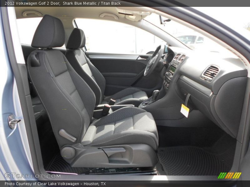  2012 Golf 2 Door Titan Black Interior