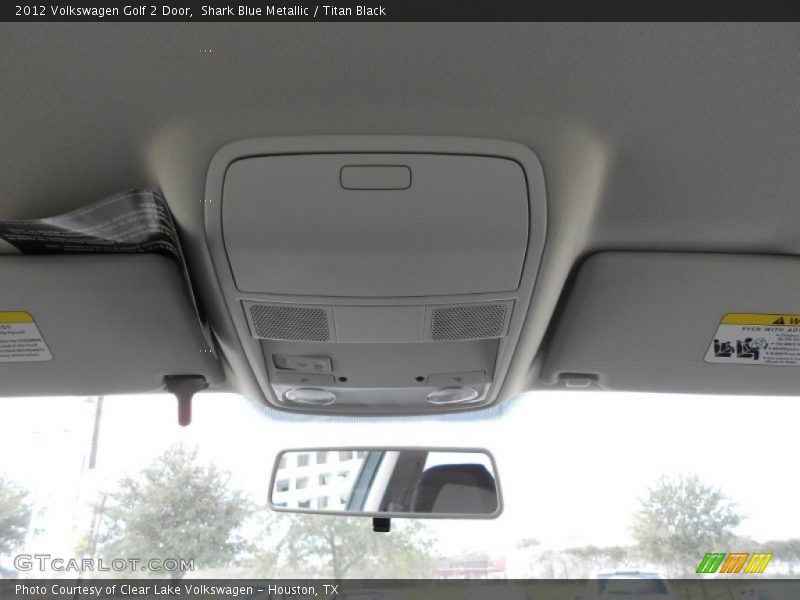 Shark Blue Metallic / Titan Black 2012 Volkswagen Golf 2 Door