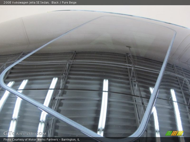 Black / Pure Beige 2008 Volkswagen Jetta SE Sedan